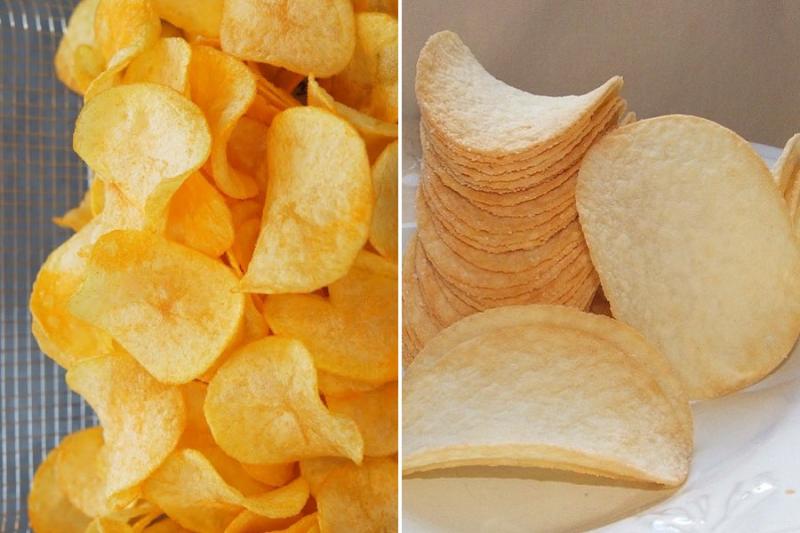 Difference Between Lays Chips and Pringles Chips