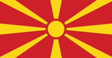 Flag of North Macedonia