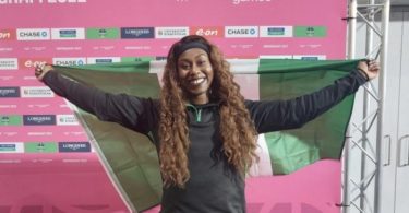 Obiageri Amaechi is a poet and track and field athlete of American descent specializing in the discus throw and becoming more eligible to compete for Nigeria.