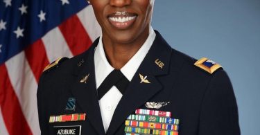 Amanda Azubuike has been recently promoted to Brigadier General rank in the United States Army. She is of Igbo ancestry in Southeast Nigeria.