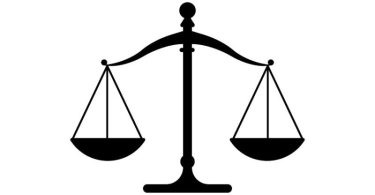 Justice is the fair and consistent application of laws and principles to ensure everyone is treated the same way.