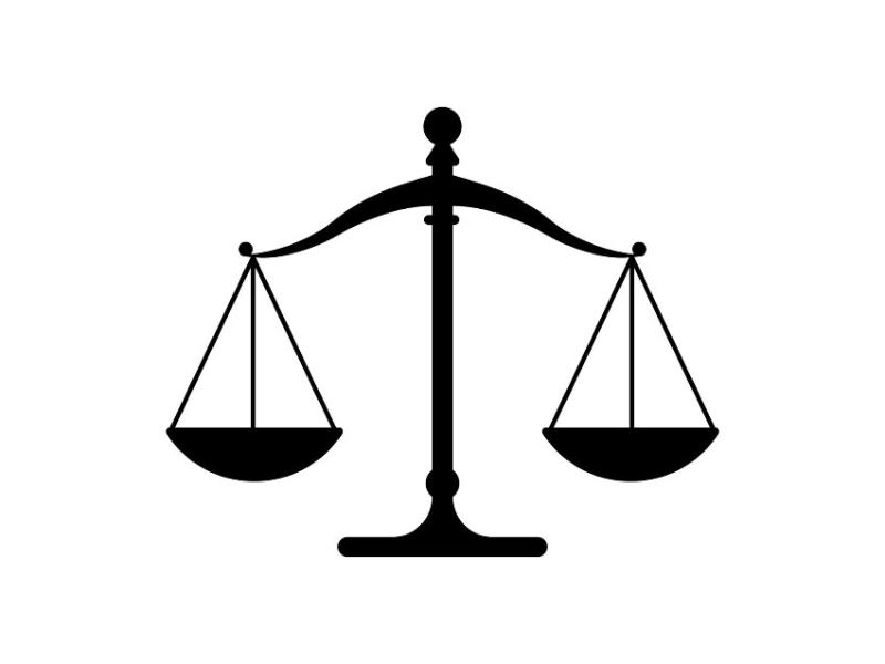 Justice is the fair and consistent application of laws and principles to ensure everyone is treated the same way.